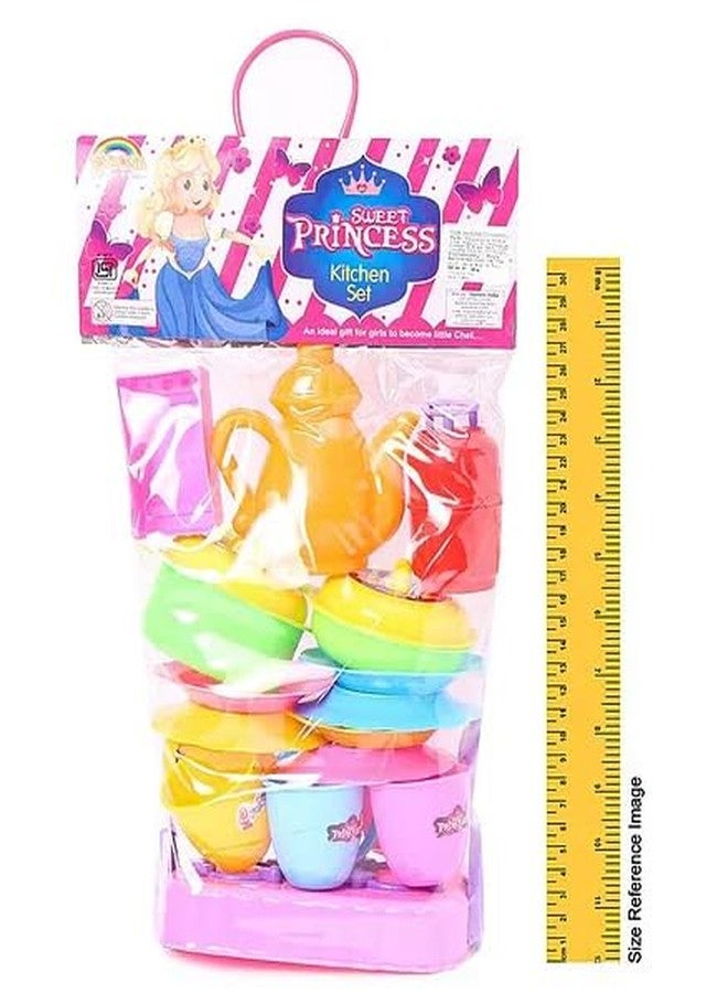 Toy Vibes Plastic Princess Kitchen Set (Color and Design May Vary) (Multi Color)(Pack of 5) - Image 4